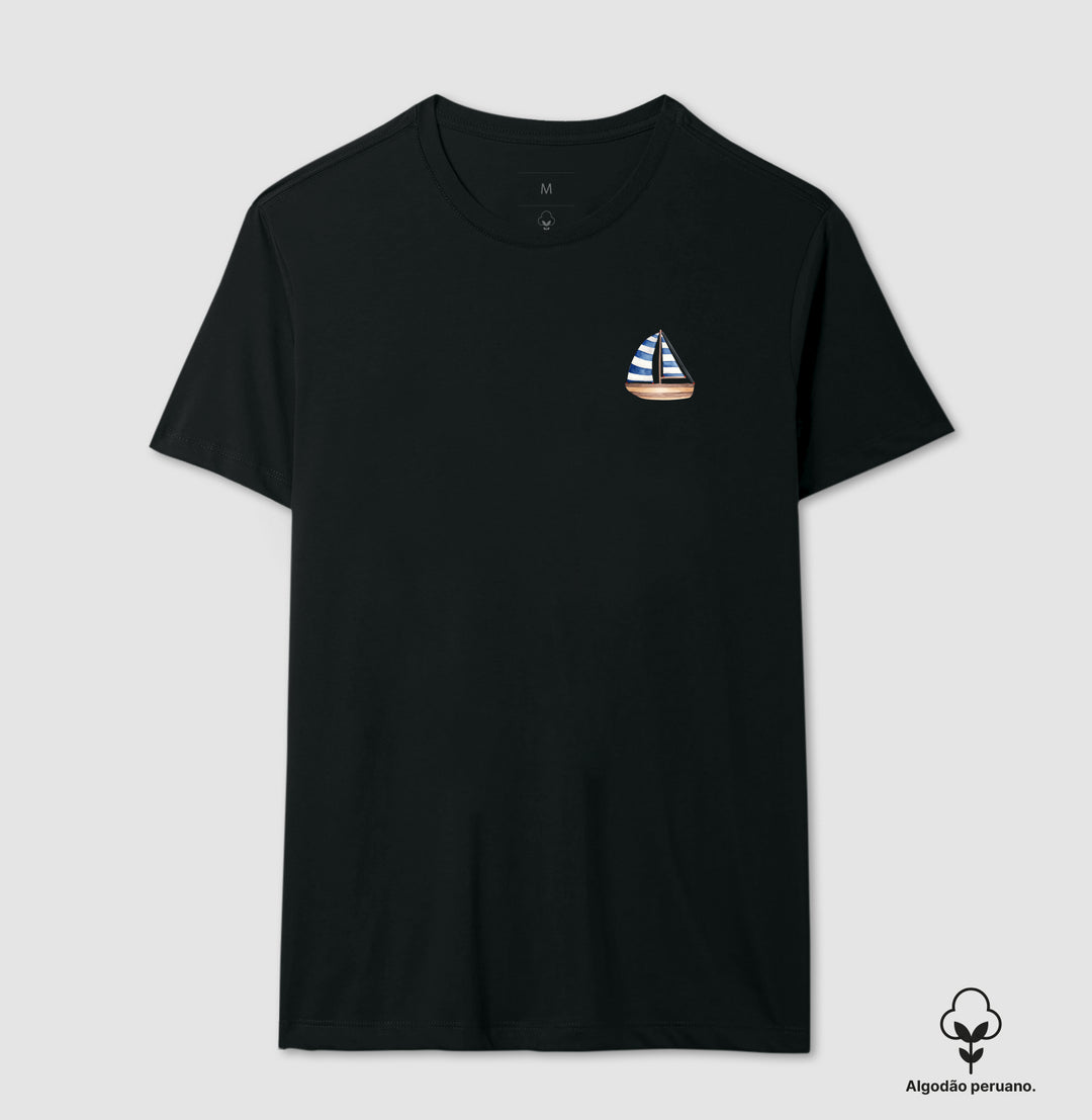 Barco a vela - Algodão Premium Peruano