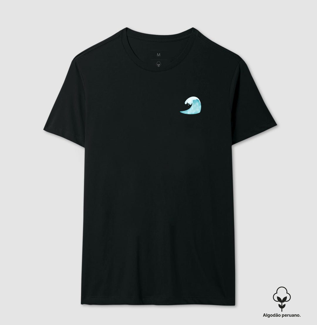 Wave - minimalista - Algodão Premium