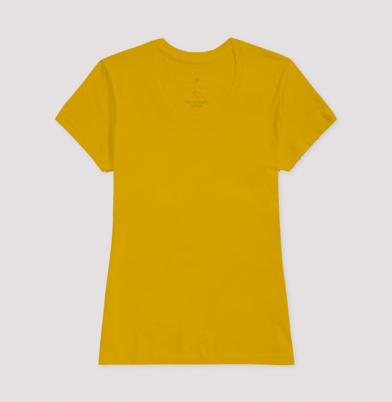 Camiseta em 100% algodão - Sem estampa