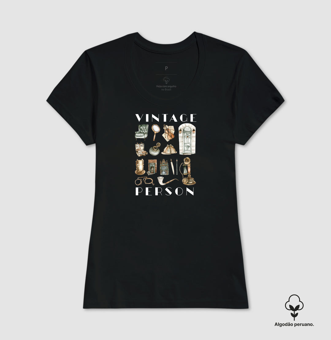 Vintage Person - Algodão Premium Peruano