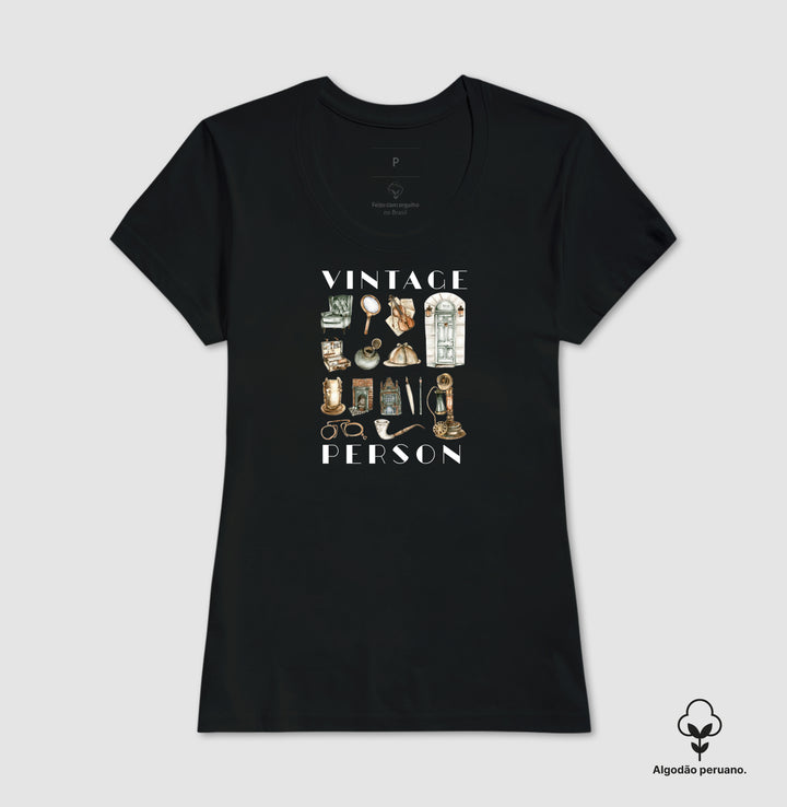 Vintage Person - Algodão Premium Peruano