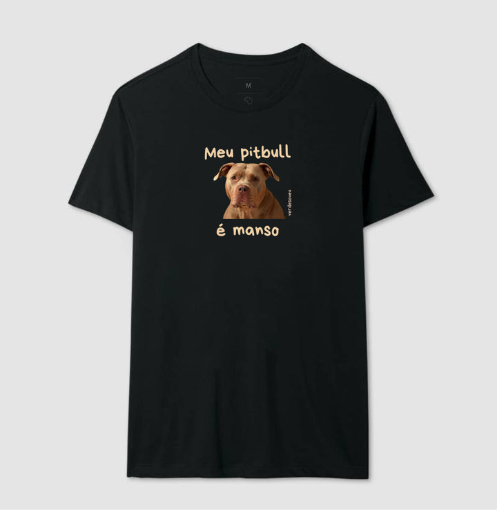 Meu pitbull é manso