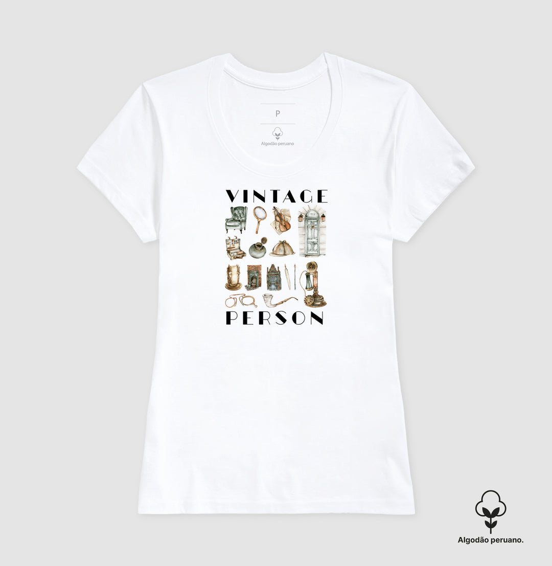 Vintage Person - Algodão Premium Peruano