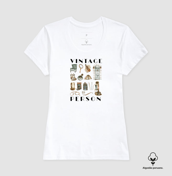 Vintage Person - Algodão Premium Peruano