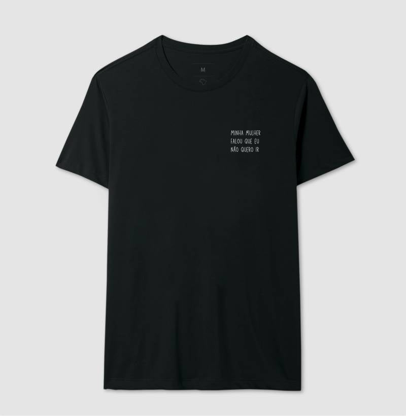 Minha mulher falou que eu não quero ir - Minimalista