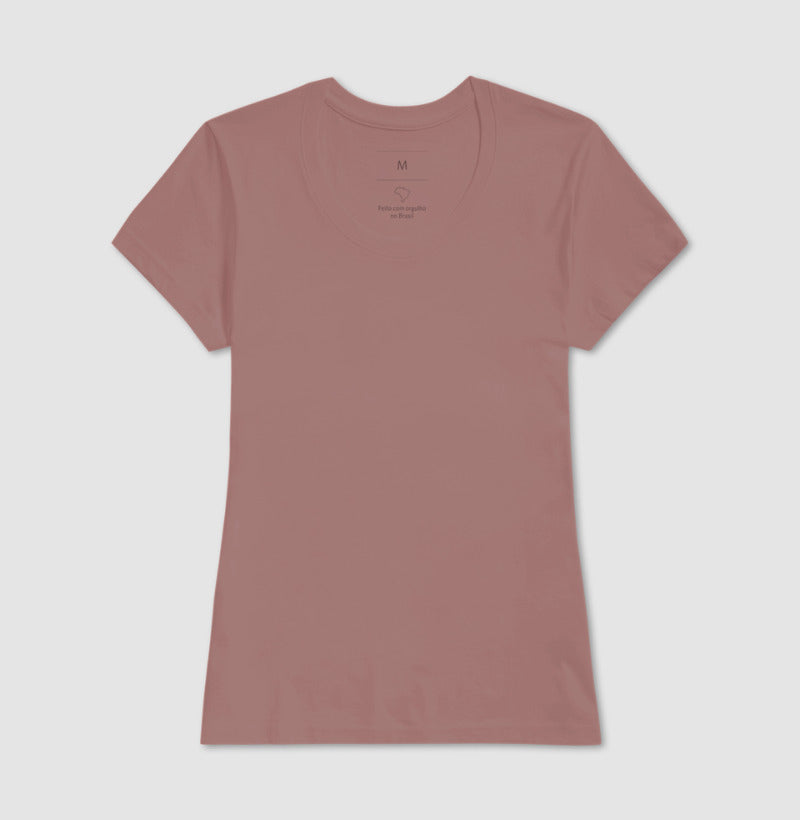 Camiseta em 100% algodão - Sem estampa