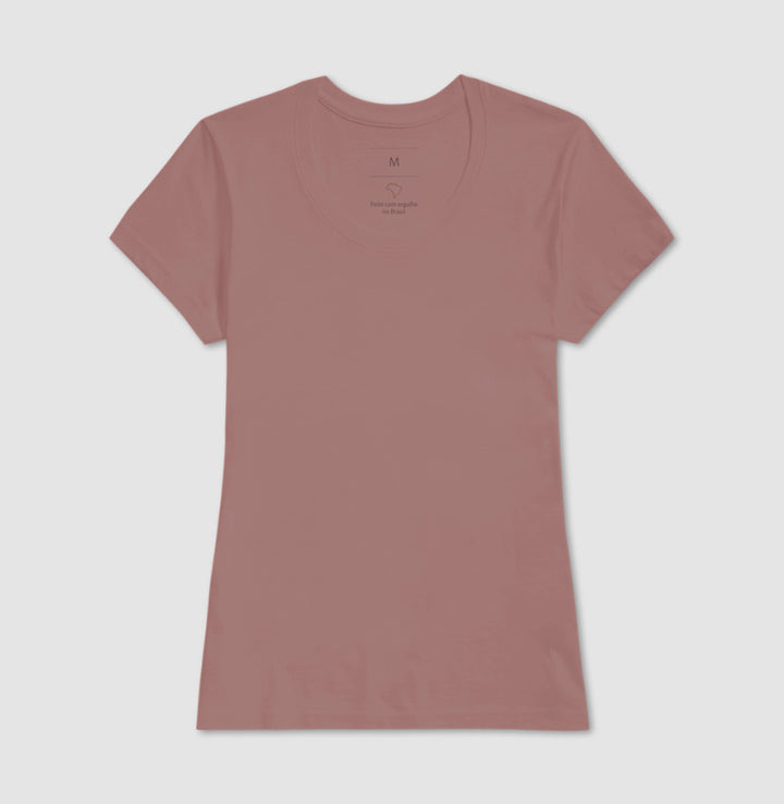 Camiseta em 100% algodão - Sem estampa