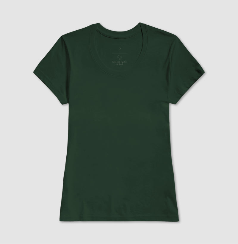 Camiseta em 100% algodão - Sem estampa