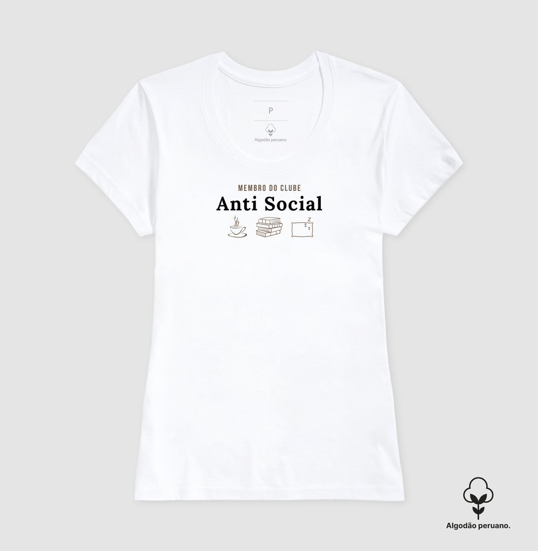 Membro do Clube Anti Social - Algodão Peruano Premium
