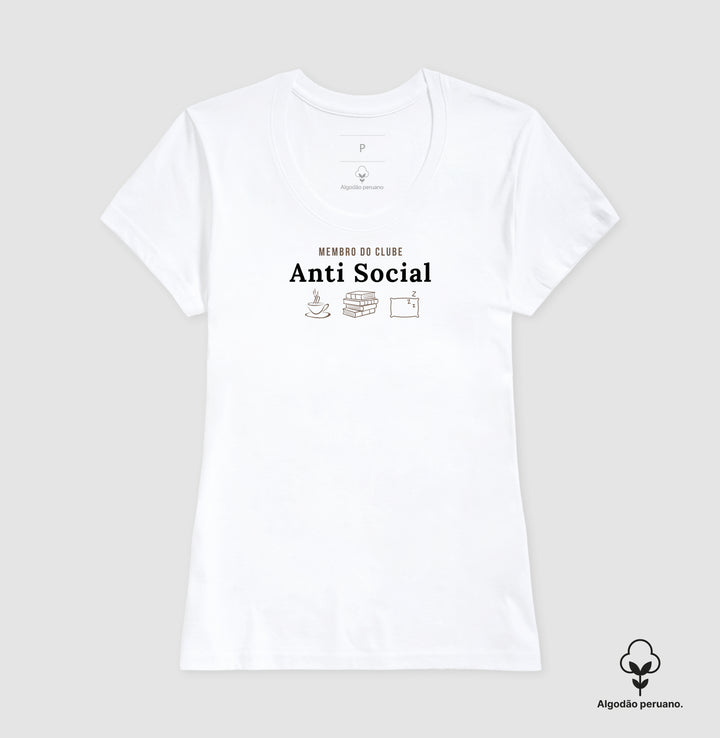 Membro do Clube Anti Social - Algodão Peruano Premium