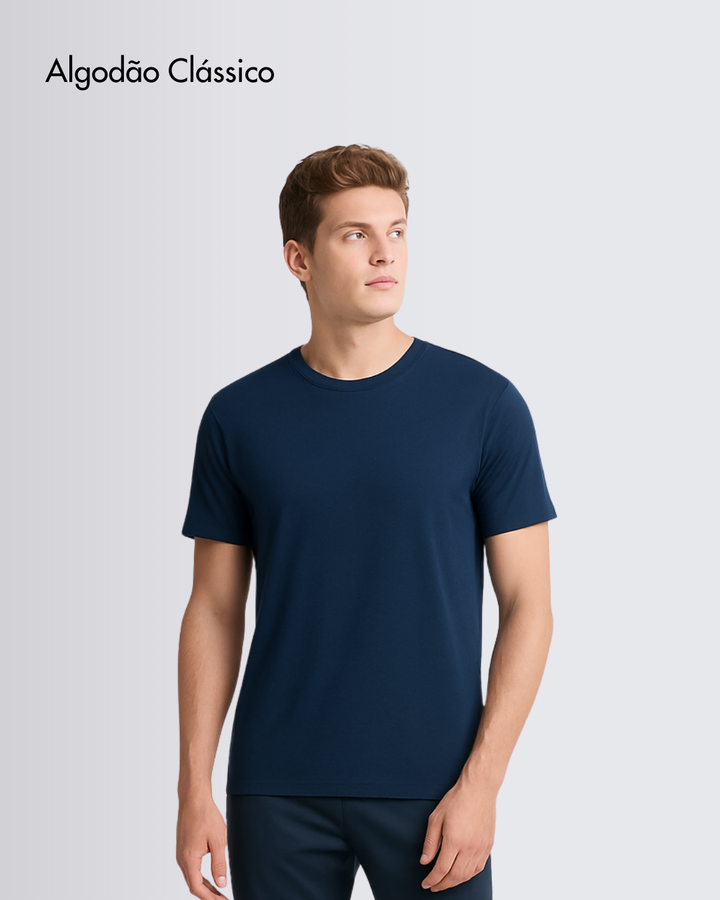 Camiseta em 100% algodão - Sem estampa