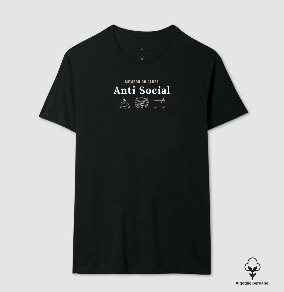 Membro do Clube Anti Social - Algodão Peruano Premium