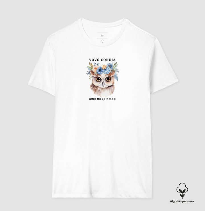 Vovó coruja. Amo meus netos: Personalize com o nome dos netos