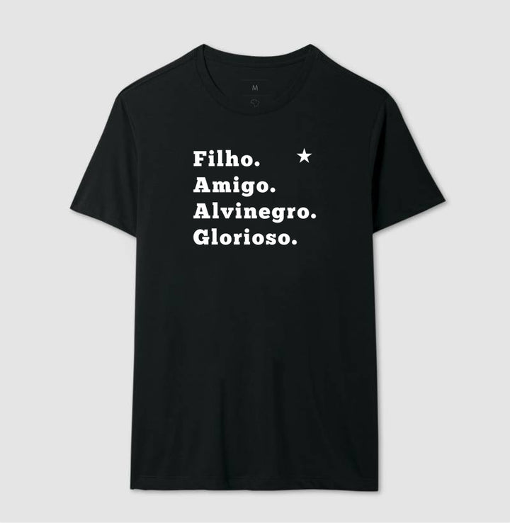 Filho, amigo, Avinegro, Glorioso - Botafogo - Camiseta adulto