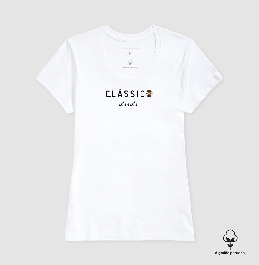 Clássico desde - Personalizada - Algodão Premium Peruano