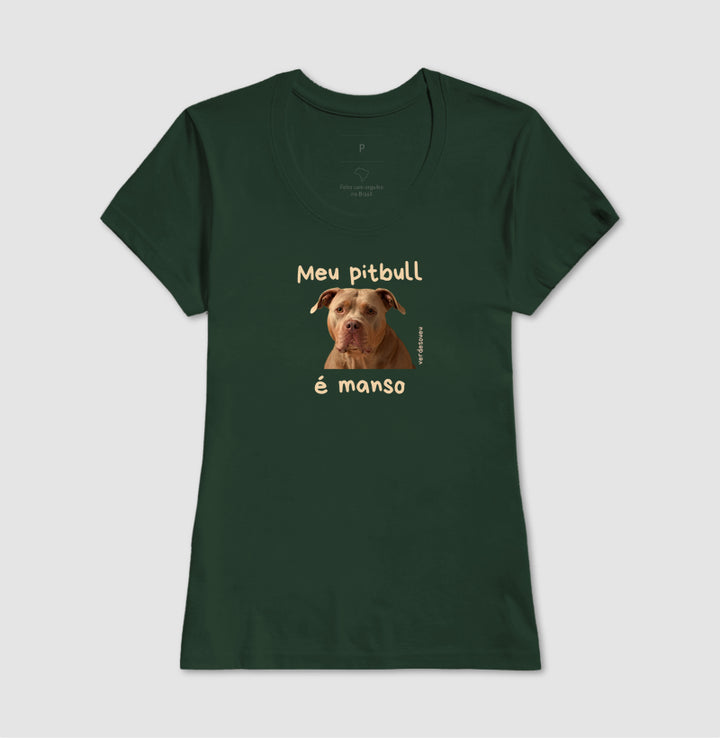 Meu pitbull é manso
