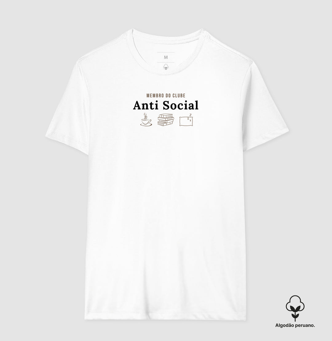 Membro do Clube Anti Social - Algodão Peruano Premium