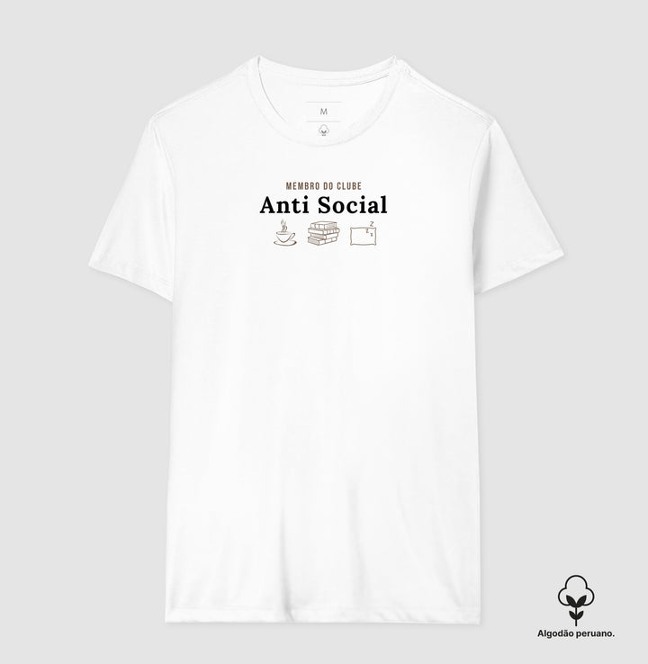 Membro do Clube Anti Social - Algodão Peruano Premium