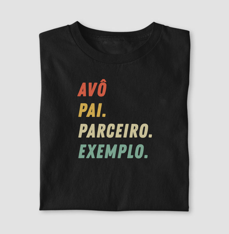 Avô, pai, parceiro, exemplo