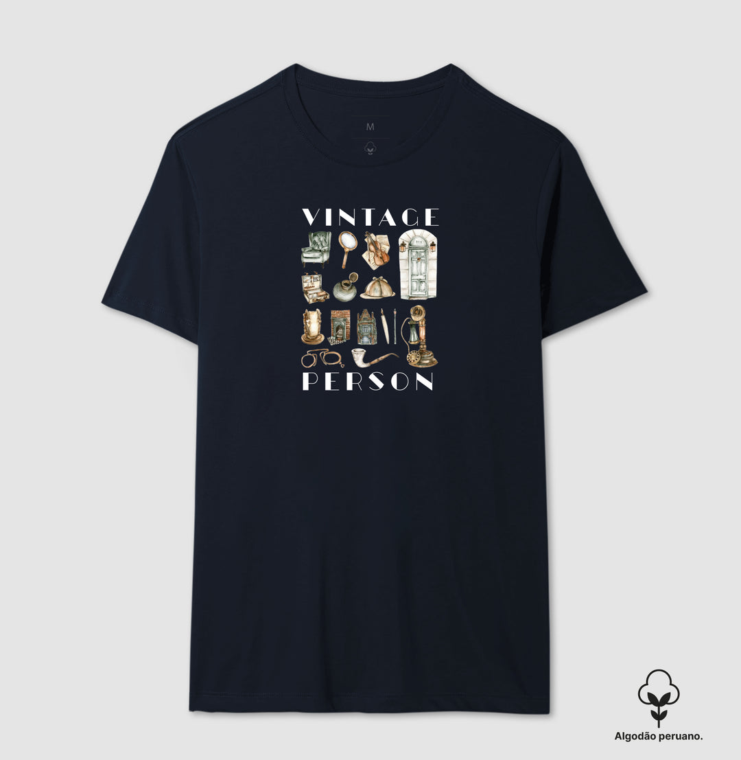 Vintage Person - Algodão Premium Peruano
