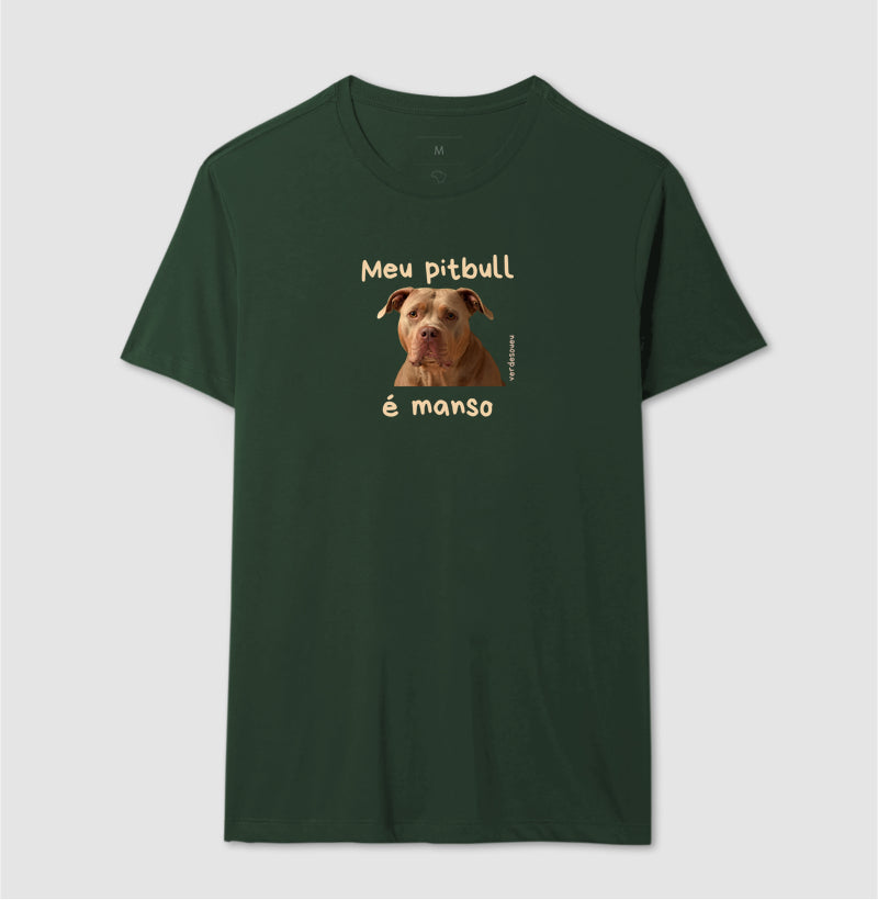 Meu pitbull é manso