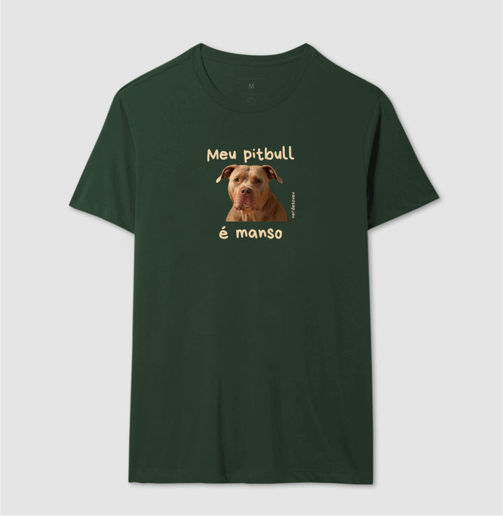 Meu pitbull é manso