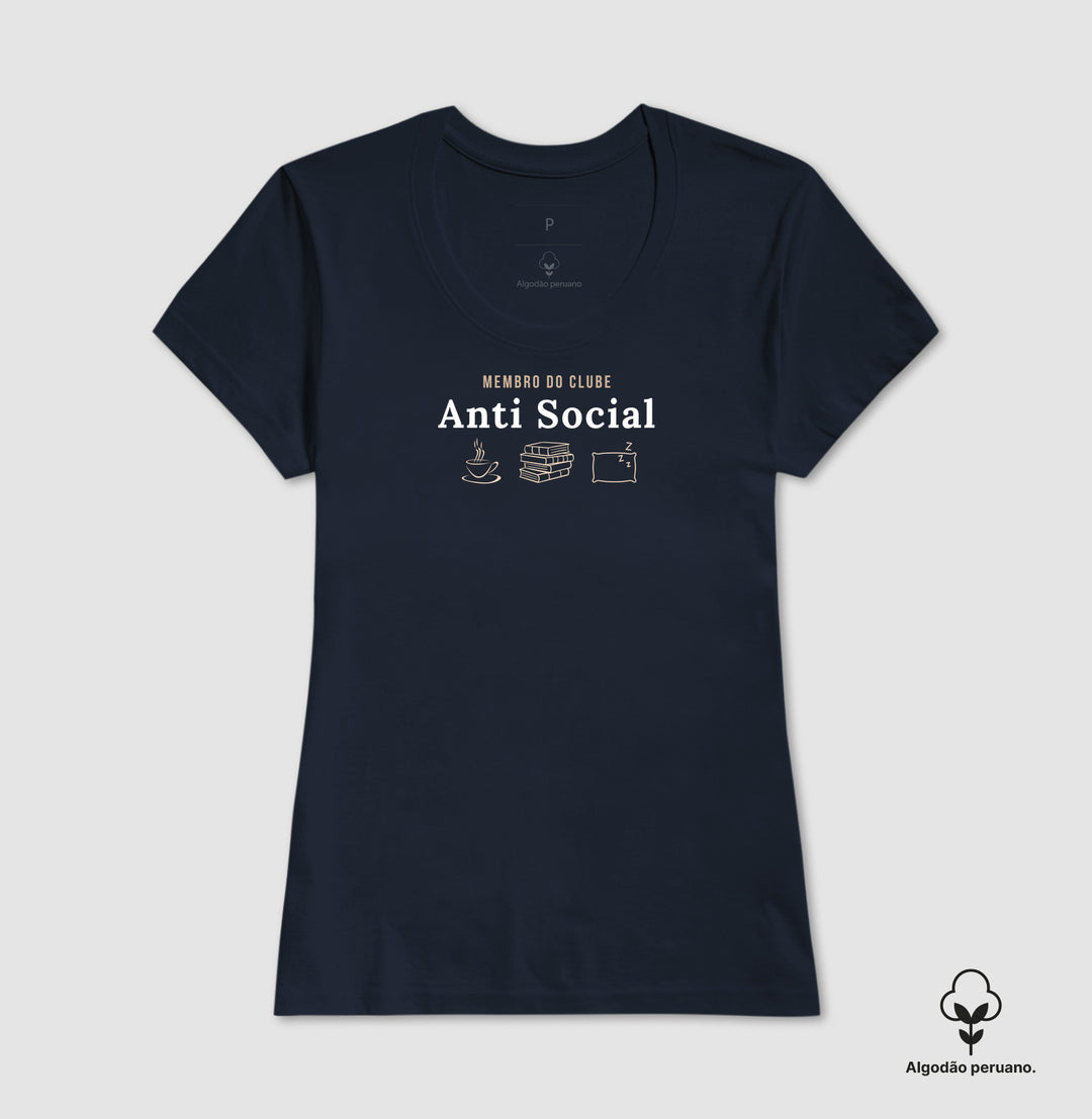 Membro do Clube Anti Social - Algodão Peruano Premium