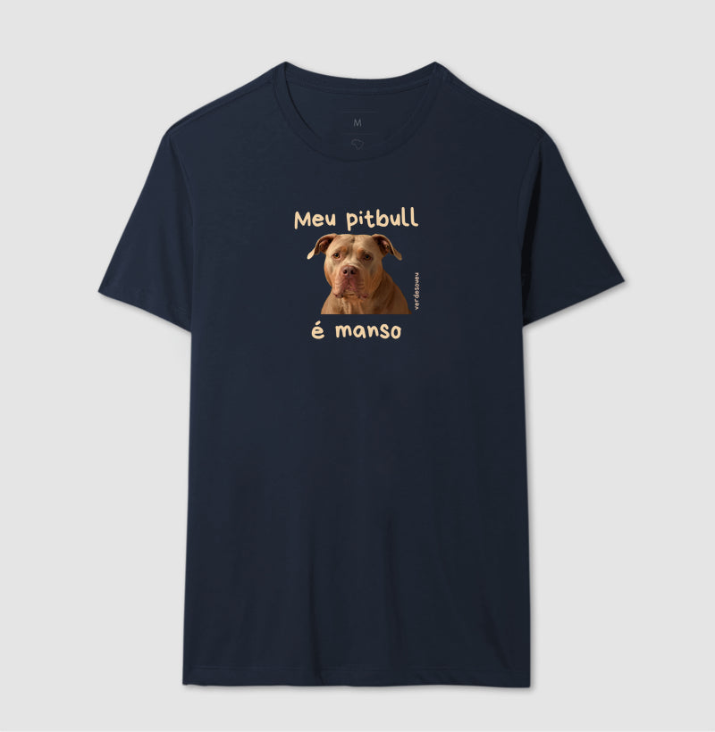Meu pitbull é manso