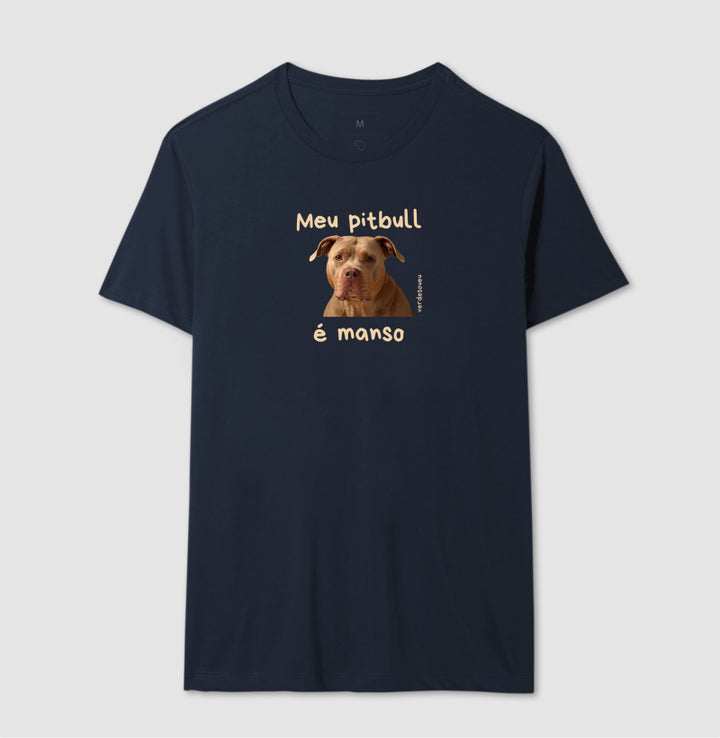 Meu pitbull é manso