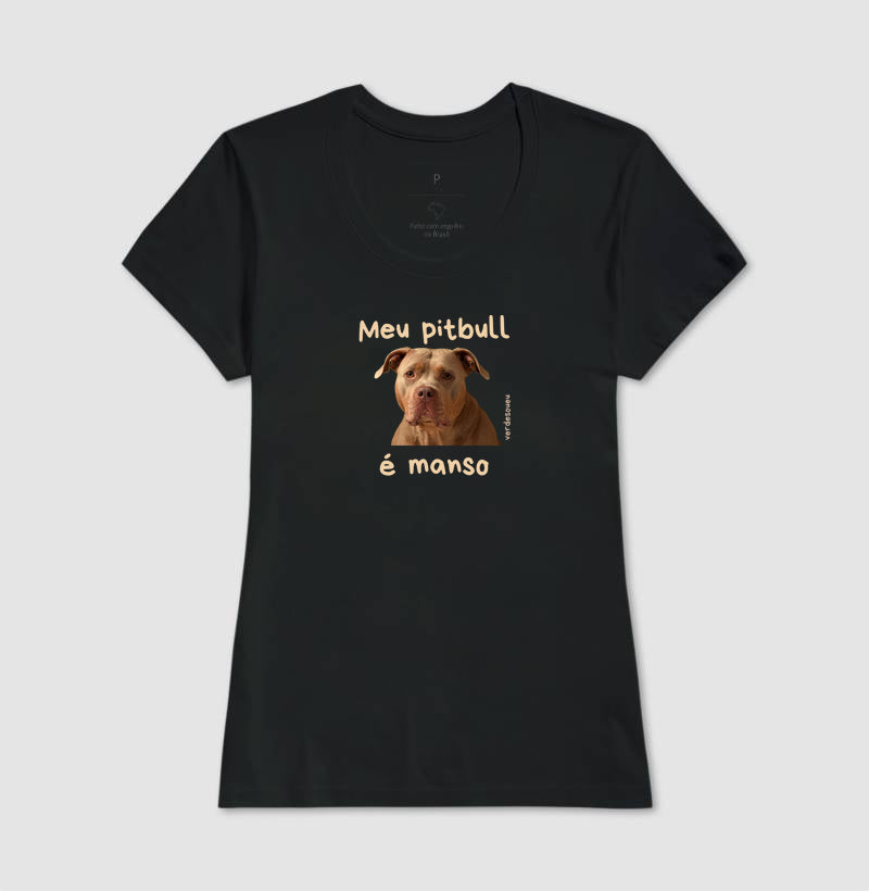 Meu pitbull é manso