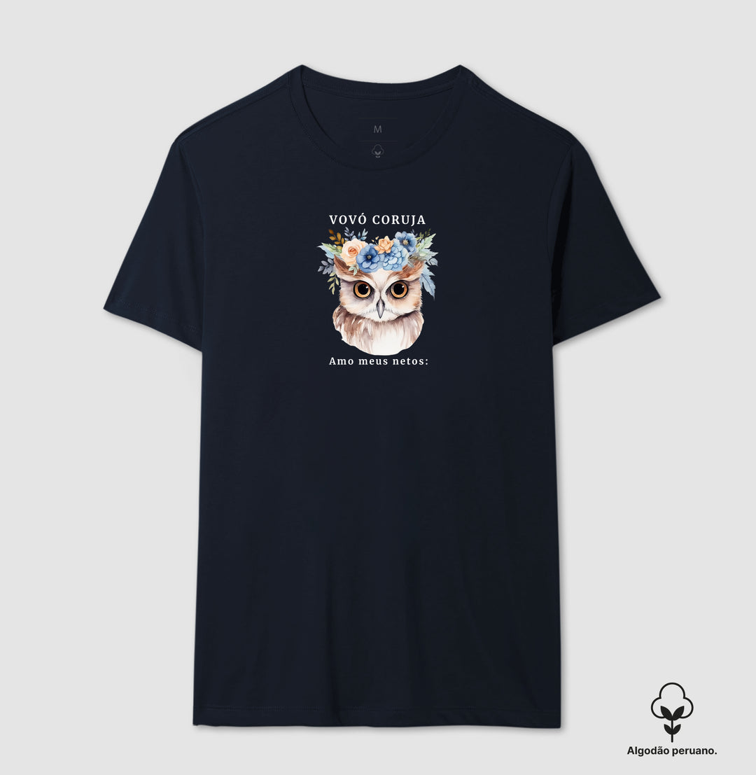 Vovó coruja. Amo meus netos: Personalize com o nome dos netos