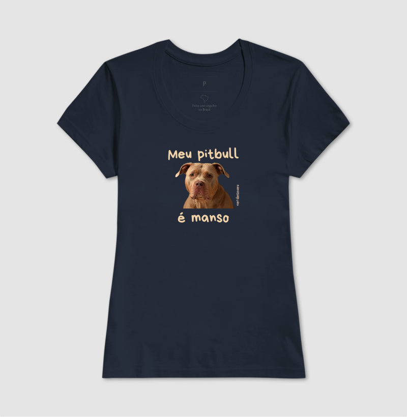Meu pitbull é manso