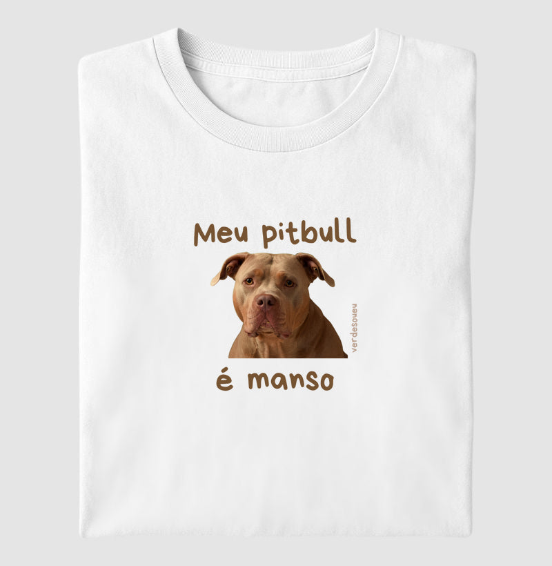 Meu pitbull é manso