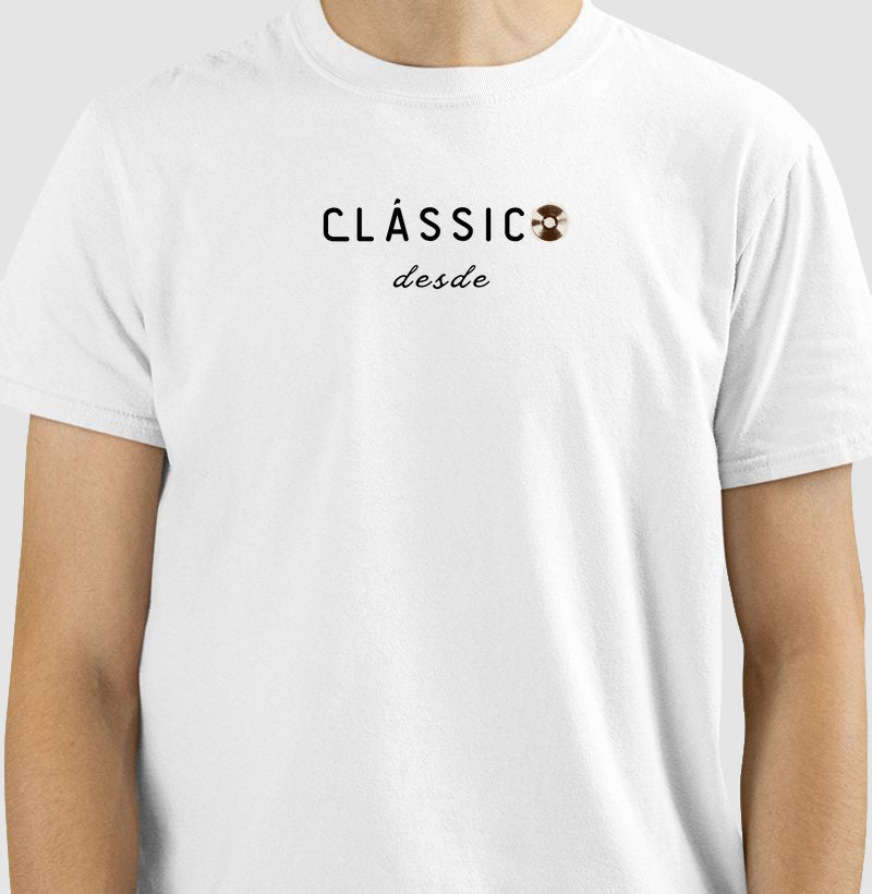 Clássico desde - Personalize com o seu nascimento