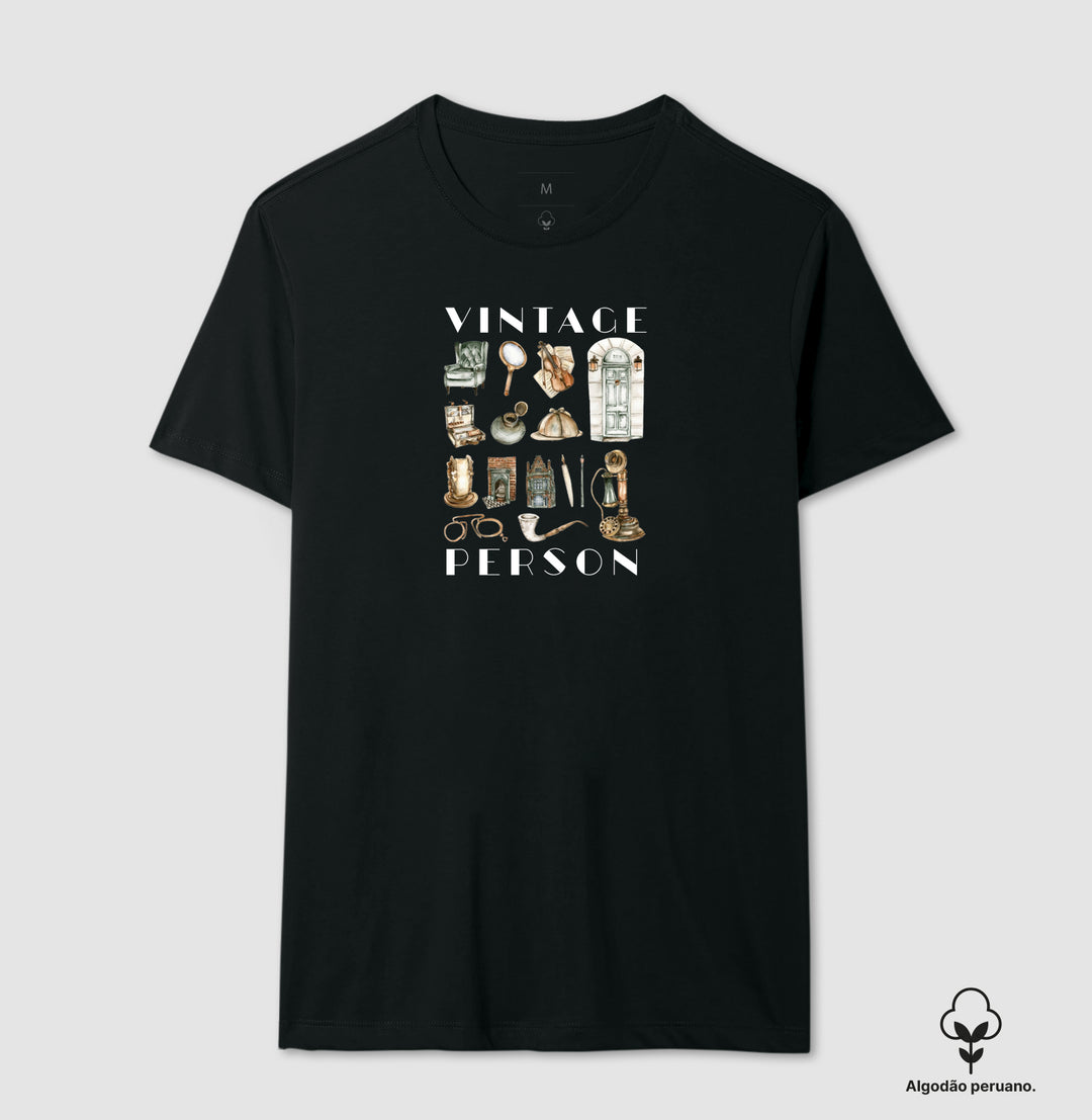 Vintage Person - Algodão Premium Peruano
