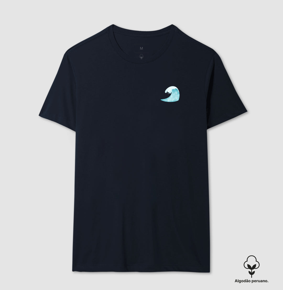 Wave - minimalista - Algodão Premium