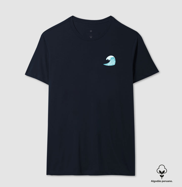 Wave - minimalista - Algodão Premium