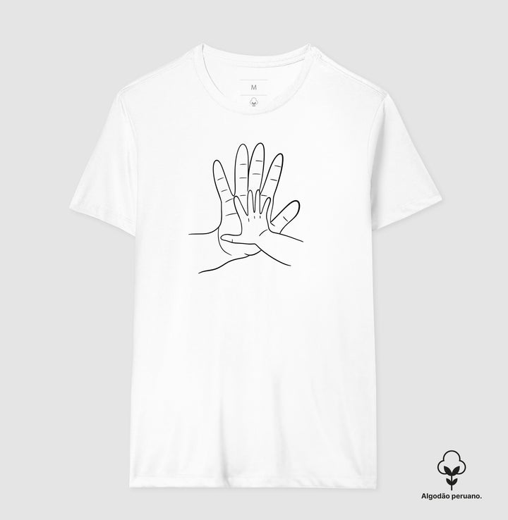 Mão pai e filho(a) - Personalizada