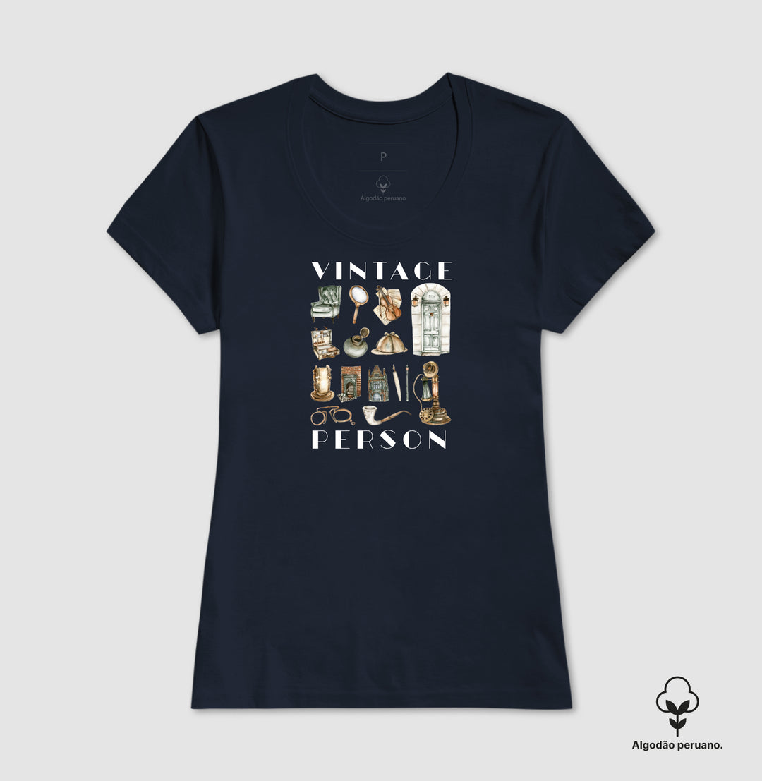 Vintage Person - Algodão Premium Peruano