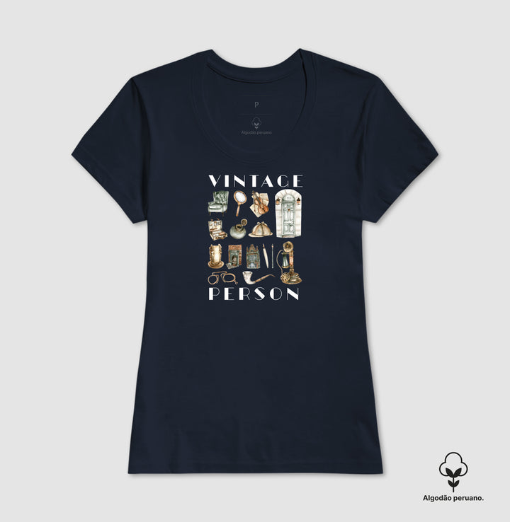 Vintage Person - Algodão Premium Peruano
