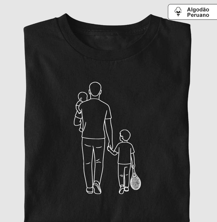 [PAI TENISTA] 2 filhos - Personalizada