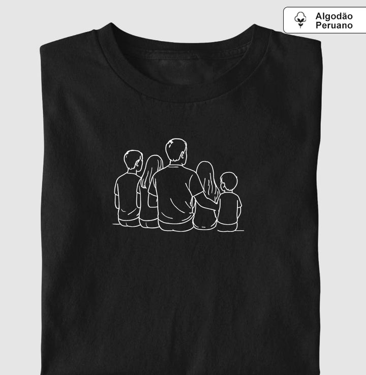 Pai/Avô de 4 filhos/netos - 2 meninos e 2 meninas - Personalizada