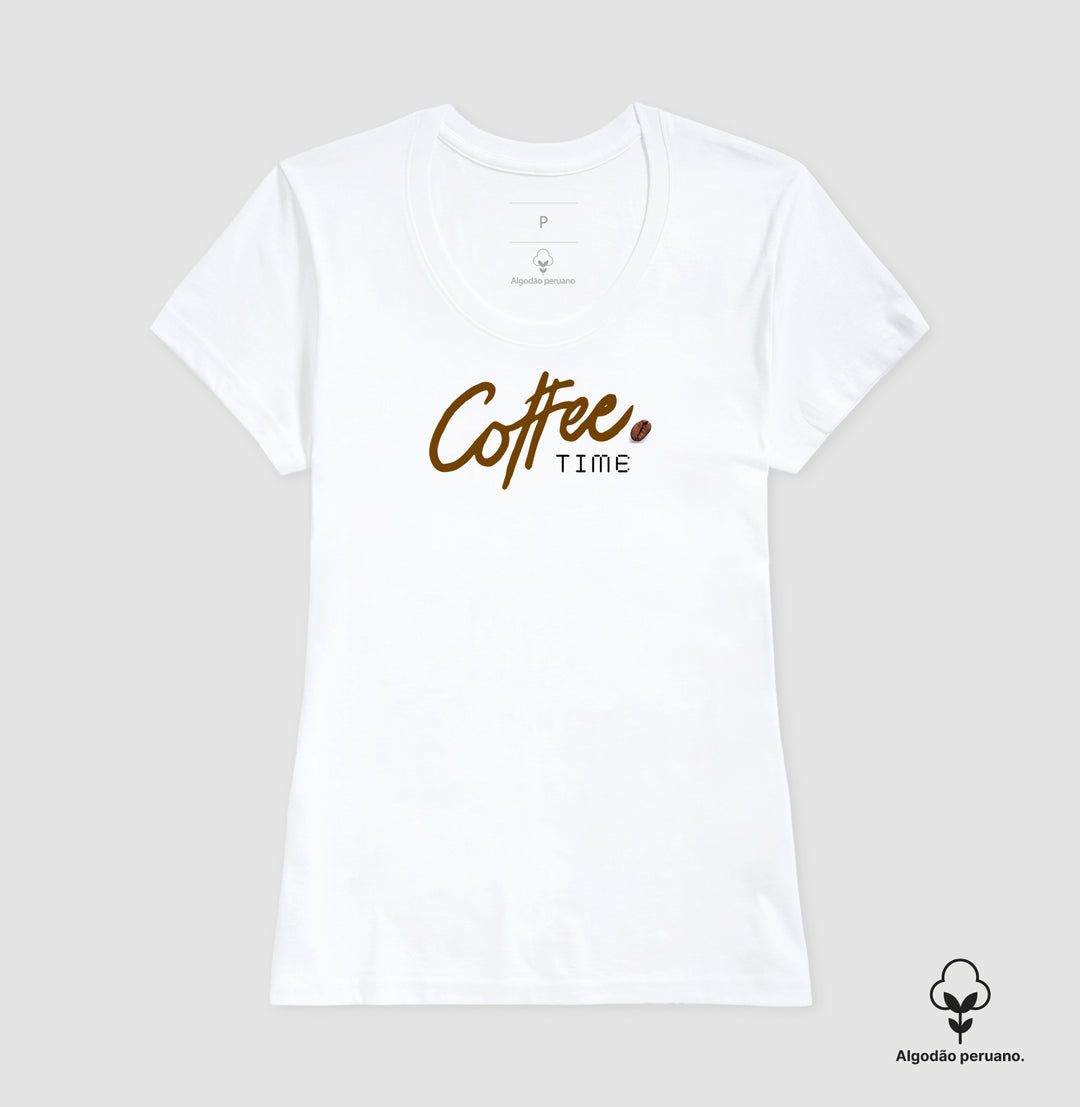 Coffee time - Algodão Premium Peruano