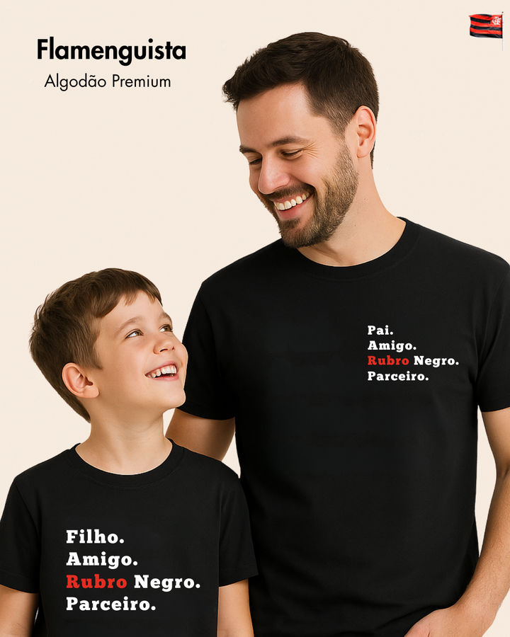 Pai, amigo, Rubro negro, Parceiro - Flamengo