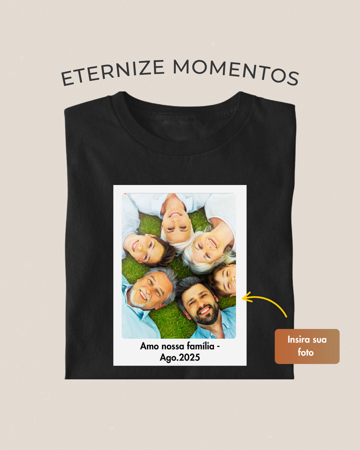 Polaroid foto mais vertical - Personalizada