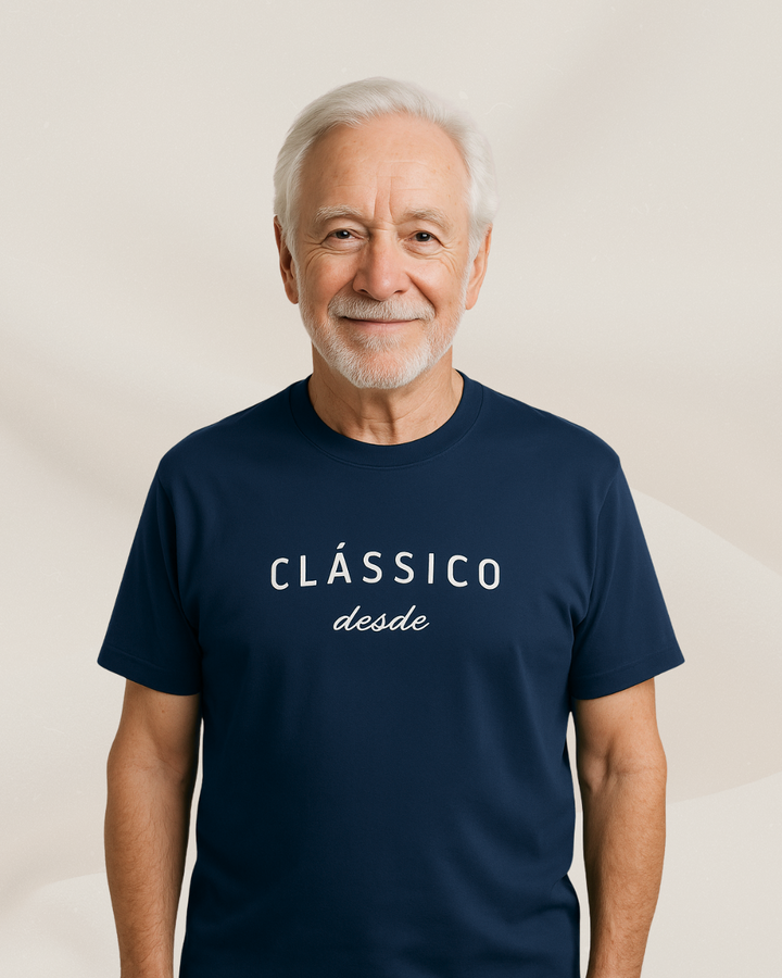 Clássico desde - Personalize com o seu nascimento