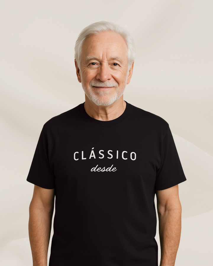 Clássico desde - Personalize com o seu nascimento