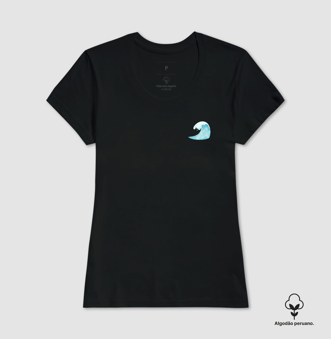 Wave - minimalista - Algodão Premium