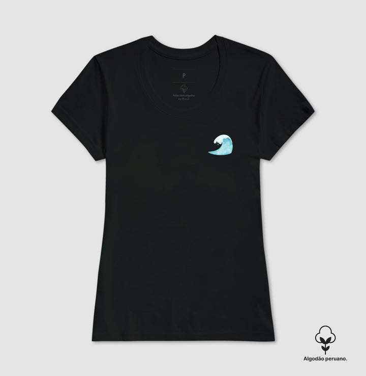 Wave - minimalista - Algodão Premium
