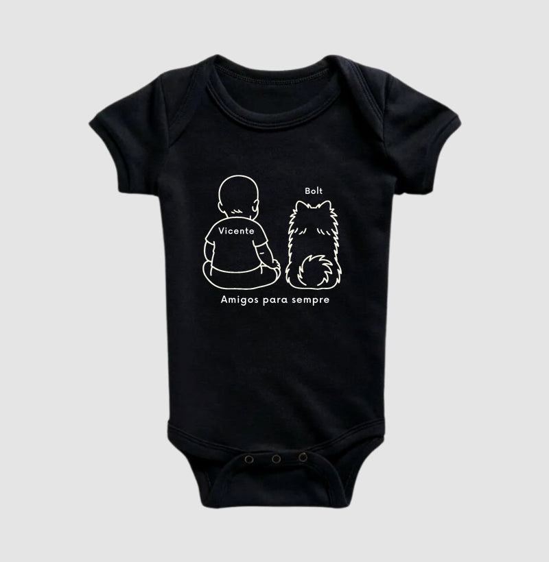 Body - Bebê e Spitz - Personalizada Everton
